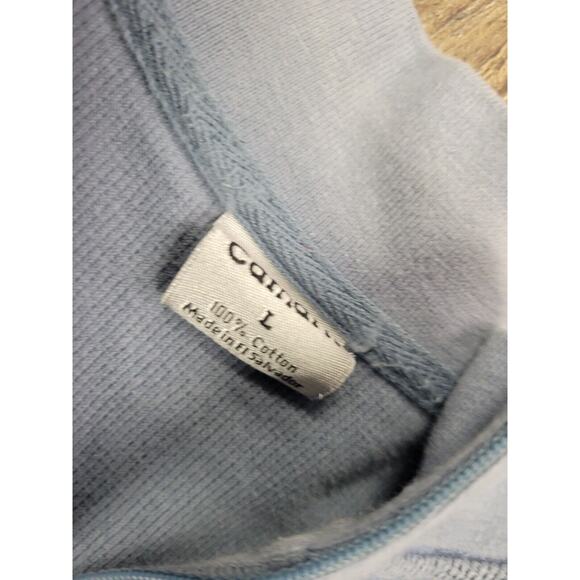 Carhartt Men's dolphin grey waffle knit Sweater - Picture 3 of 5